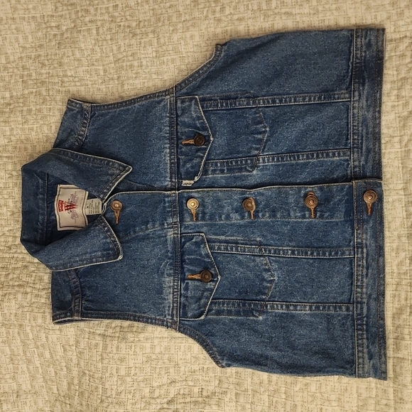 Levi's Vintage Women's Trucker Vest - Size Medium - Picture 1 of 12